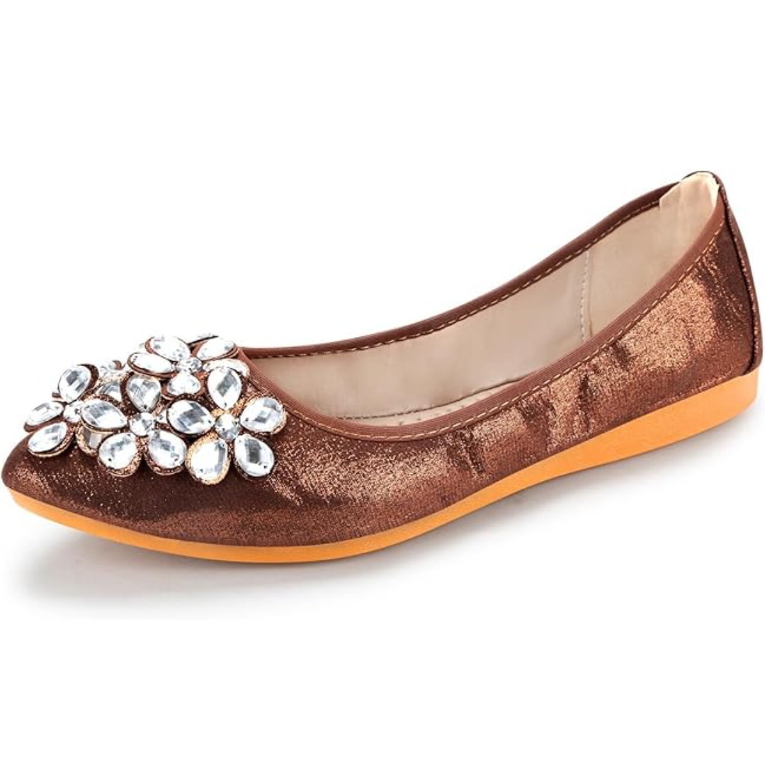 Ballerine Lucide con Zirconi - Eleganza e Comfort
