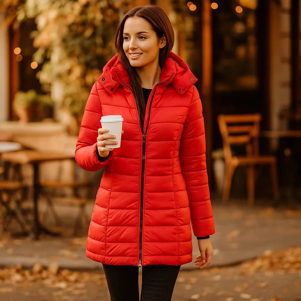 Caroline - Giacca Invernale Imbottita - Calda - Impermeabile - Elegante - Antivento