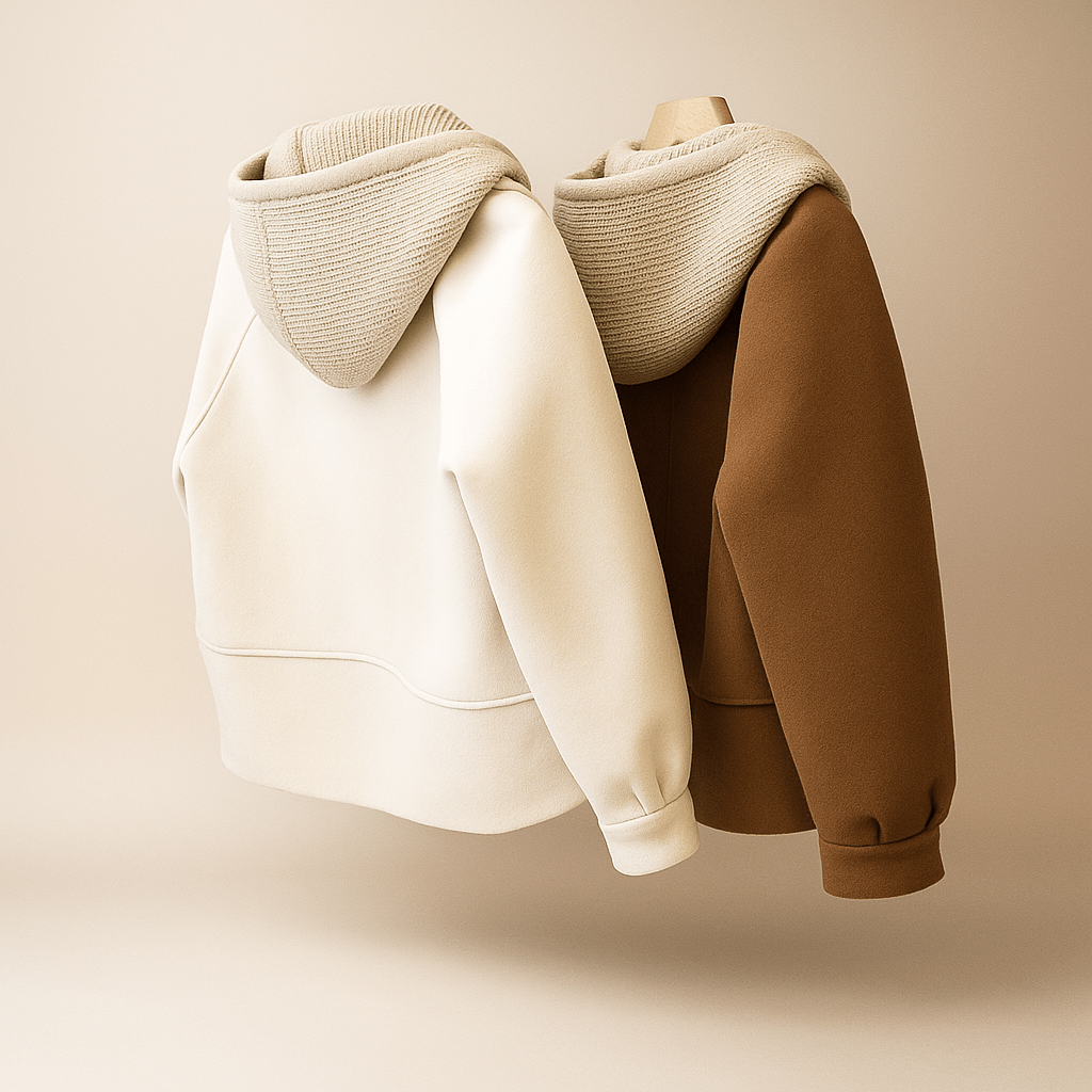 Felpa con Cappuccio Chloe - Calda - Confortevole - Stilos