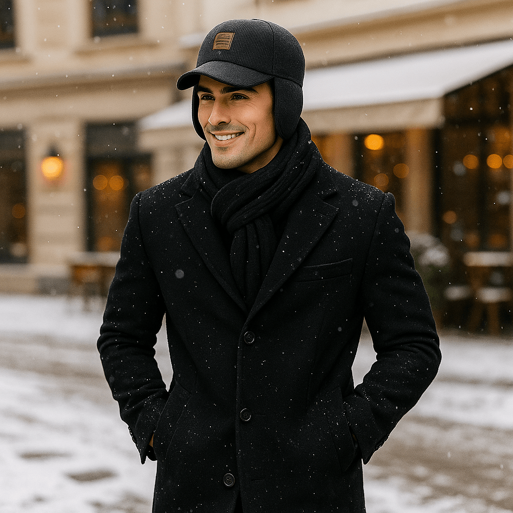 Cappello Invernale Caldo - Protezione Orecchie - Foderato in Pile