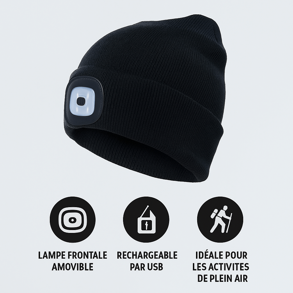 Cappello LED Confortevole - Lampada Frontale Staccabile