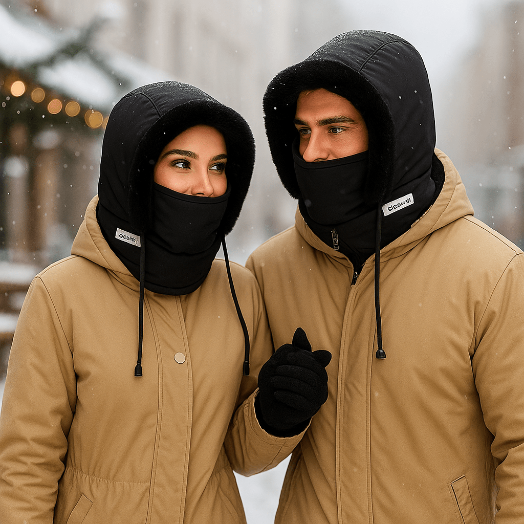 Cappello Termico Doppio - Protezione Totale - Antivento - Impermeabile - Caldo