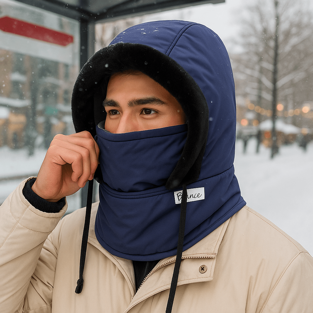 Cappello Termico Doppio - Protezione Totale - Antivento - Impermeabile - Caldo