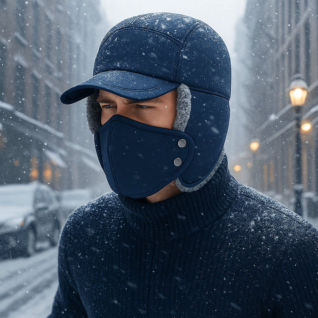 Cappello Trapper Termico - Antivento - Caldo Invernale