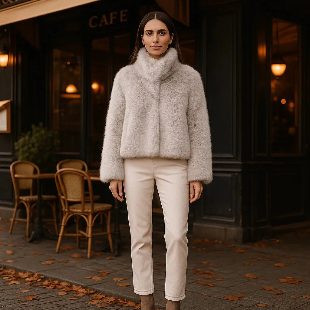 Daena Giacca Morbida in Pelliccia - Calda - Confortevole - Stilosissima