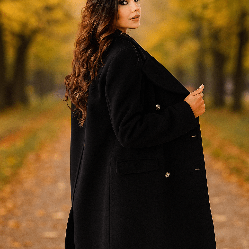 Giacca da donna - doppiopetto - maniche lunghe - colletto a revers