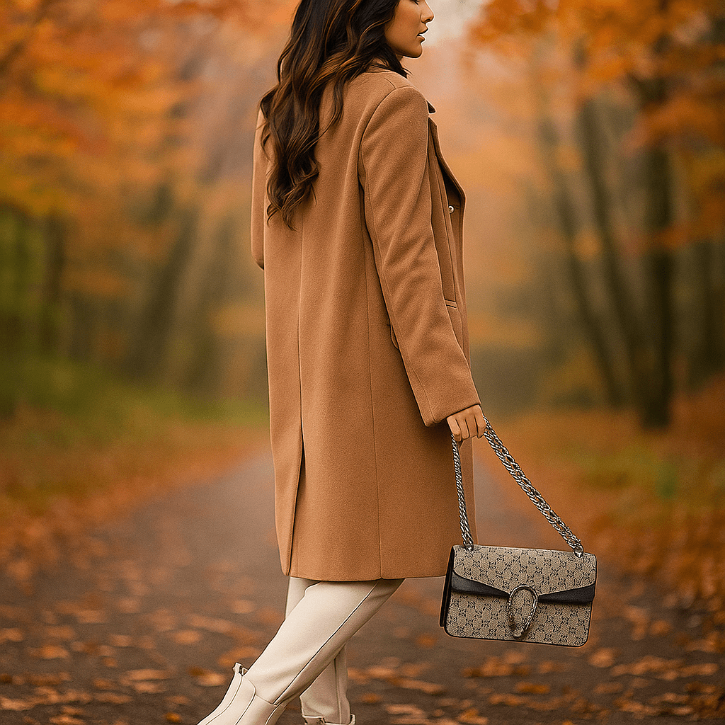 Giacca da donna - doppiopetto - maniche lunghe - colletto a revers