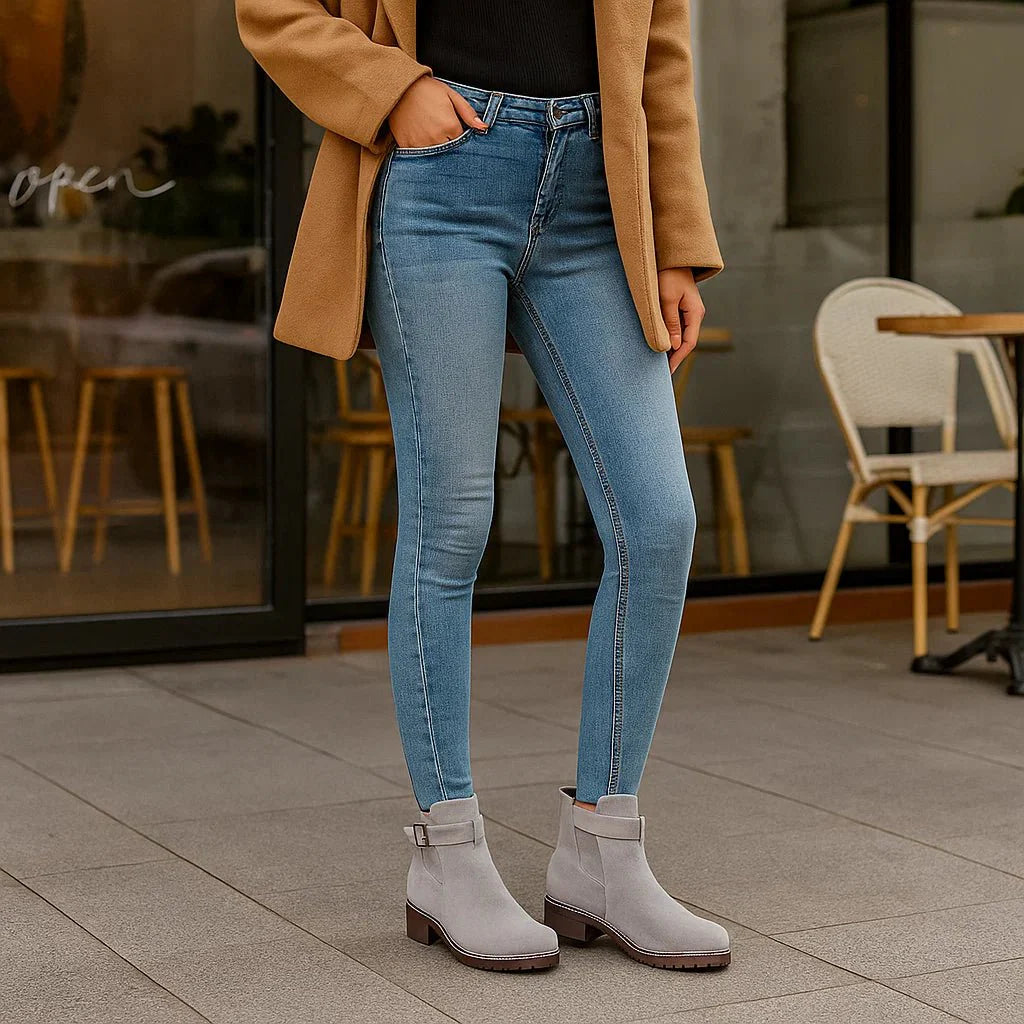 Stivaletti da Donna con Tacco - Inserto Elastico - Eleganti