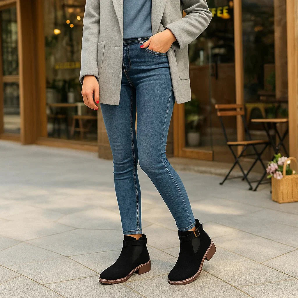 Stivaletti da Donna con Tacco - Inserto Elastico - Eleganti