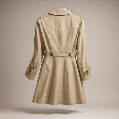 Cappotto Trench Elegante Donna - Bottone Singolo - Comfort Stile