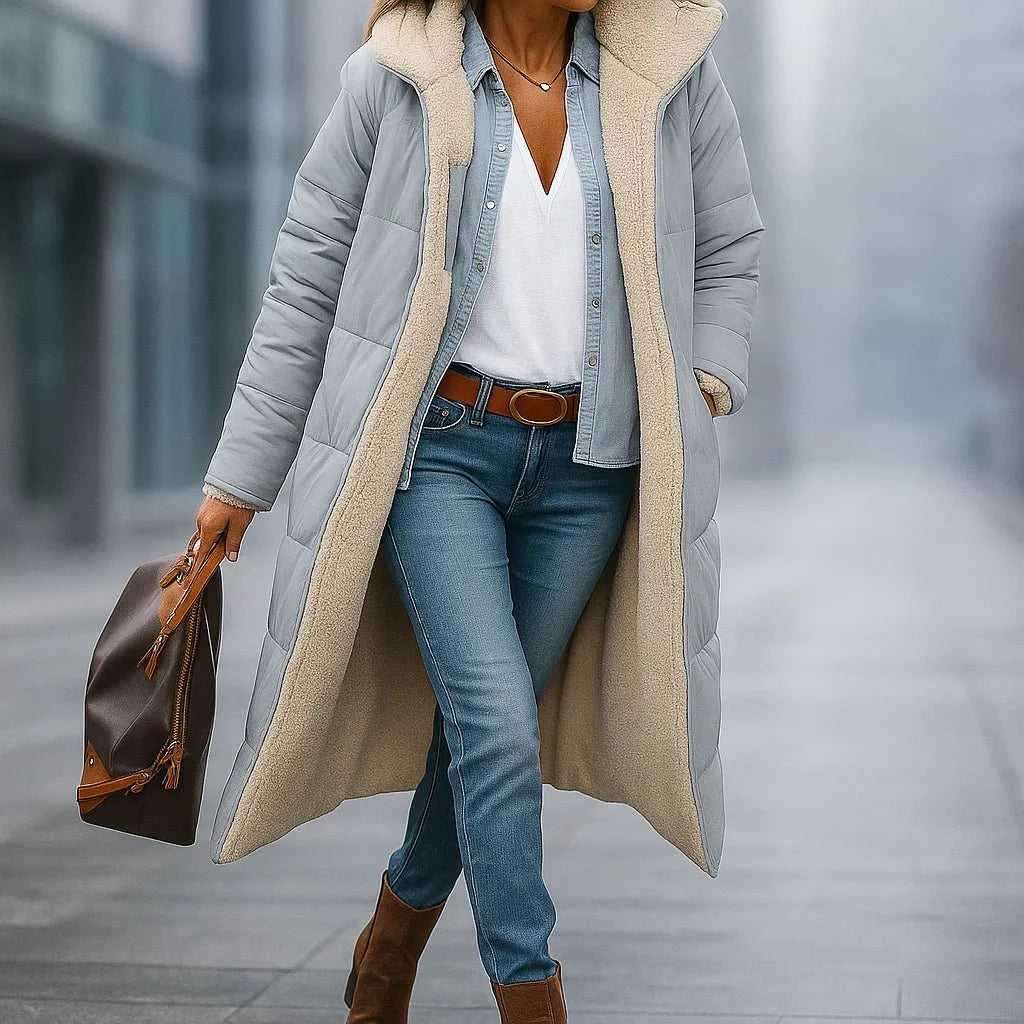 Esme - Parka Donna Doppio Strato Invernale - Imbottito - Impermeabile