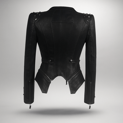 Giacca Pelle Gotica Donna - Stile Forte - Design Unico