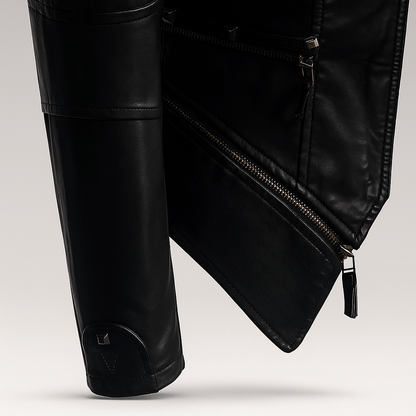 Giacca Pelle Gotica Donna - Stile Forte - Design Unico