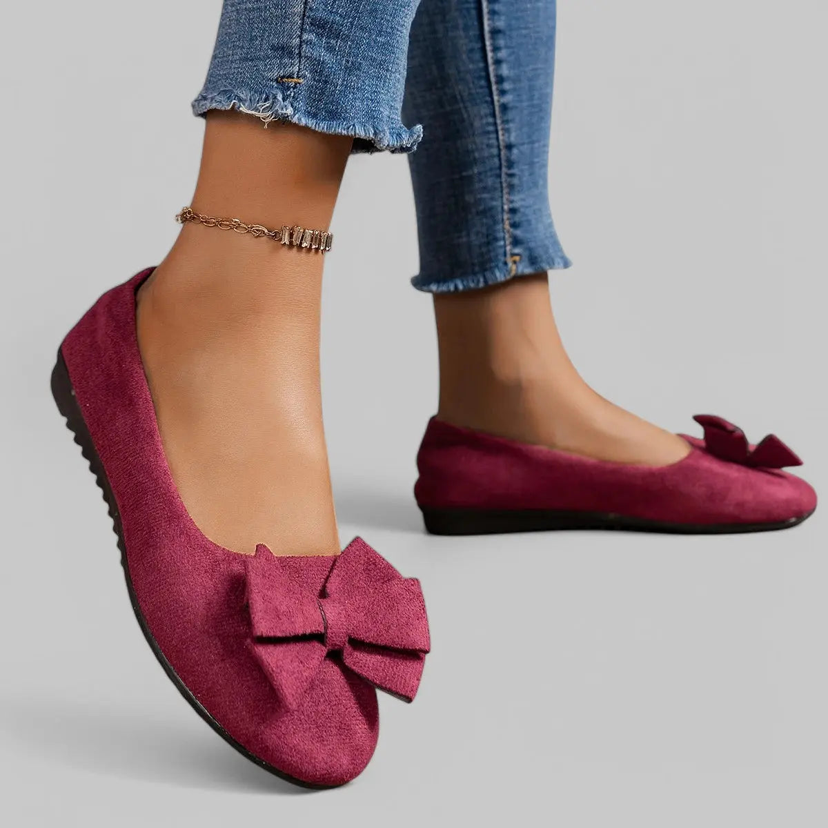 Mocassini donna confortevoli Klyber con fiocco - Eleganti - Stilosi