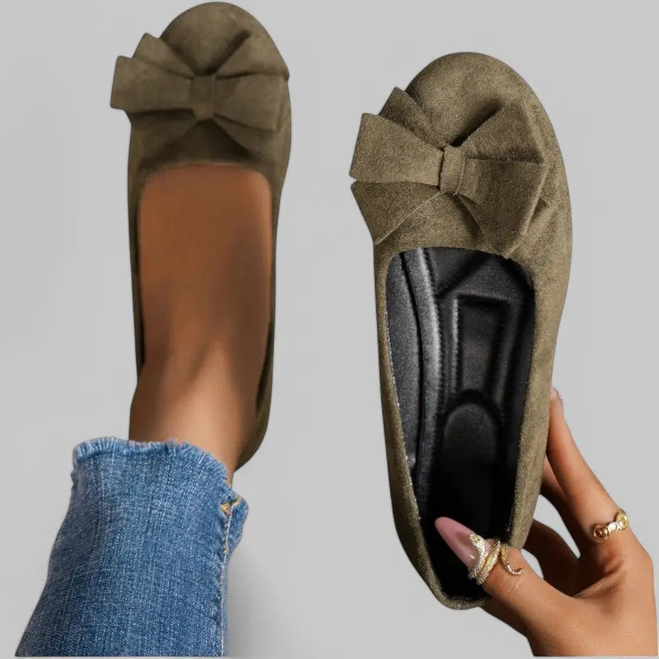 Mocassini donna confortevoli Klyber con fiocco - Eleganti - Stilosi