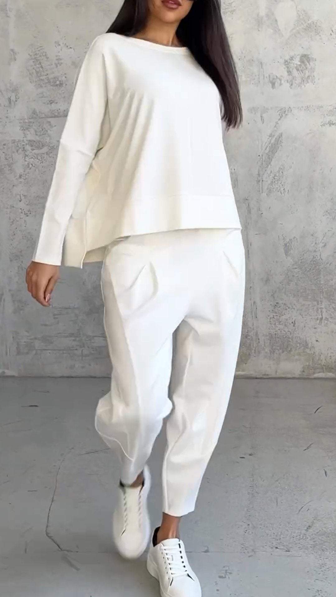 Completo Estivo Giulia con Pantaloni e Maniche Corte
