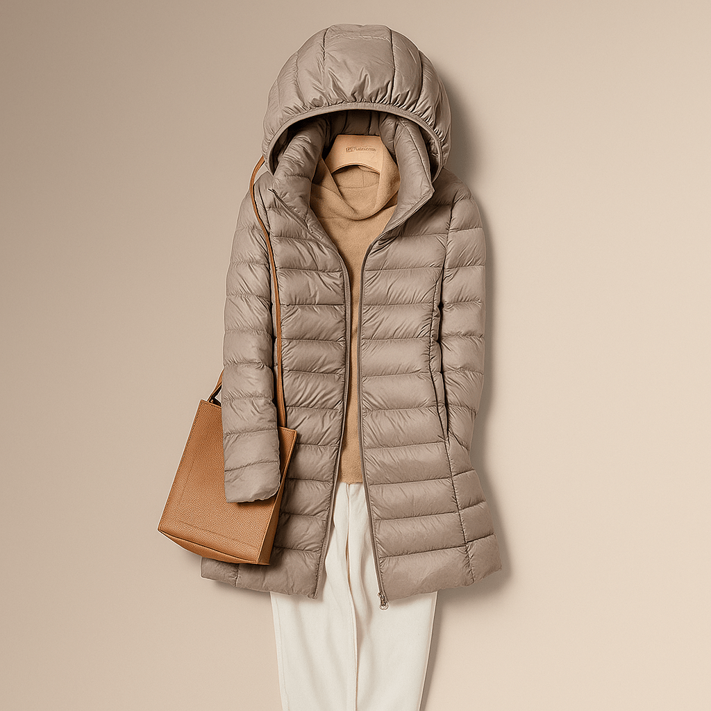 Giacca invernale ultraleggera da donna - calda - casual - confortevole