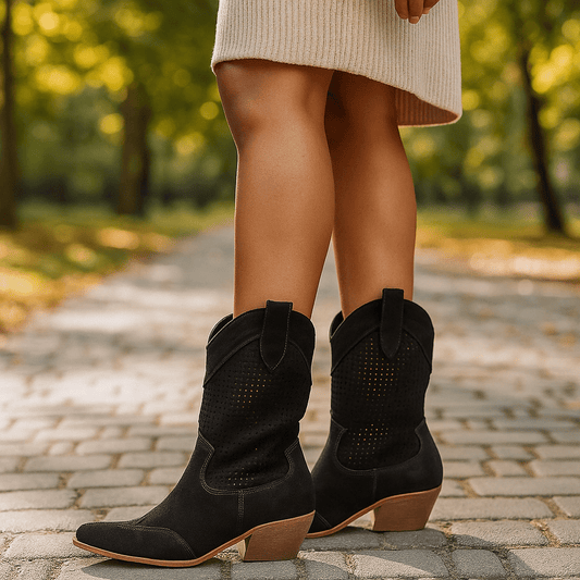 Stivaletti Donna Pelle PU - Alla Caviglia - Eleganti