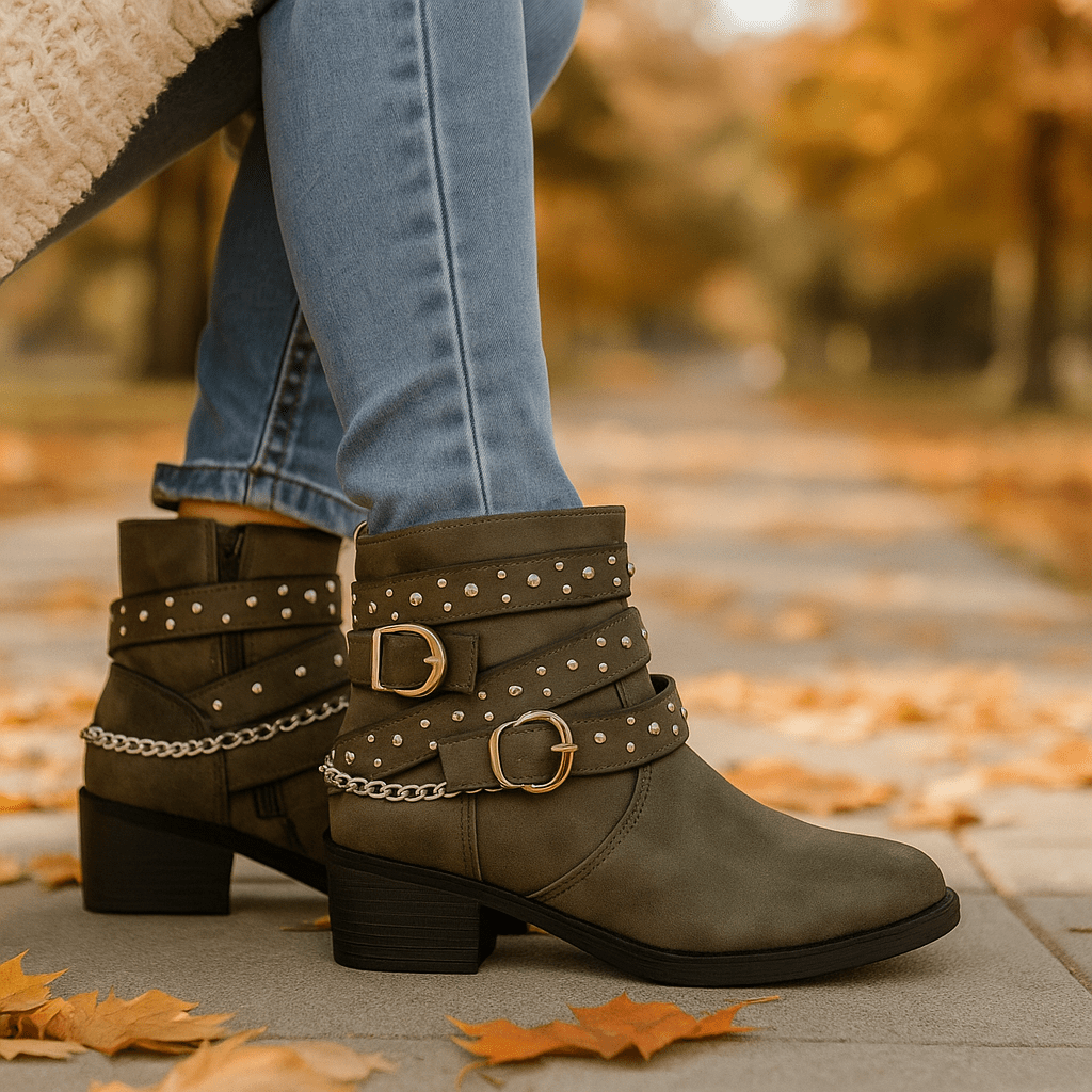 Stivali Donna - Stilla Luo - Fasce Decorative - Borchie - Eleganti