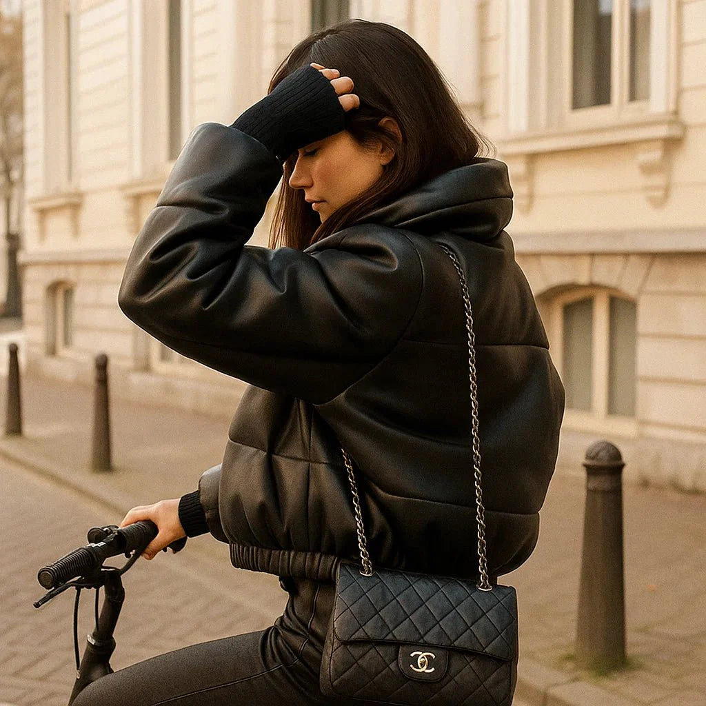 Giacca Piumino Corto - Stile Bomber - Leggera e Calda