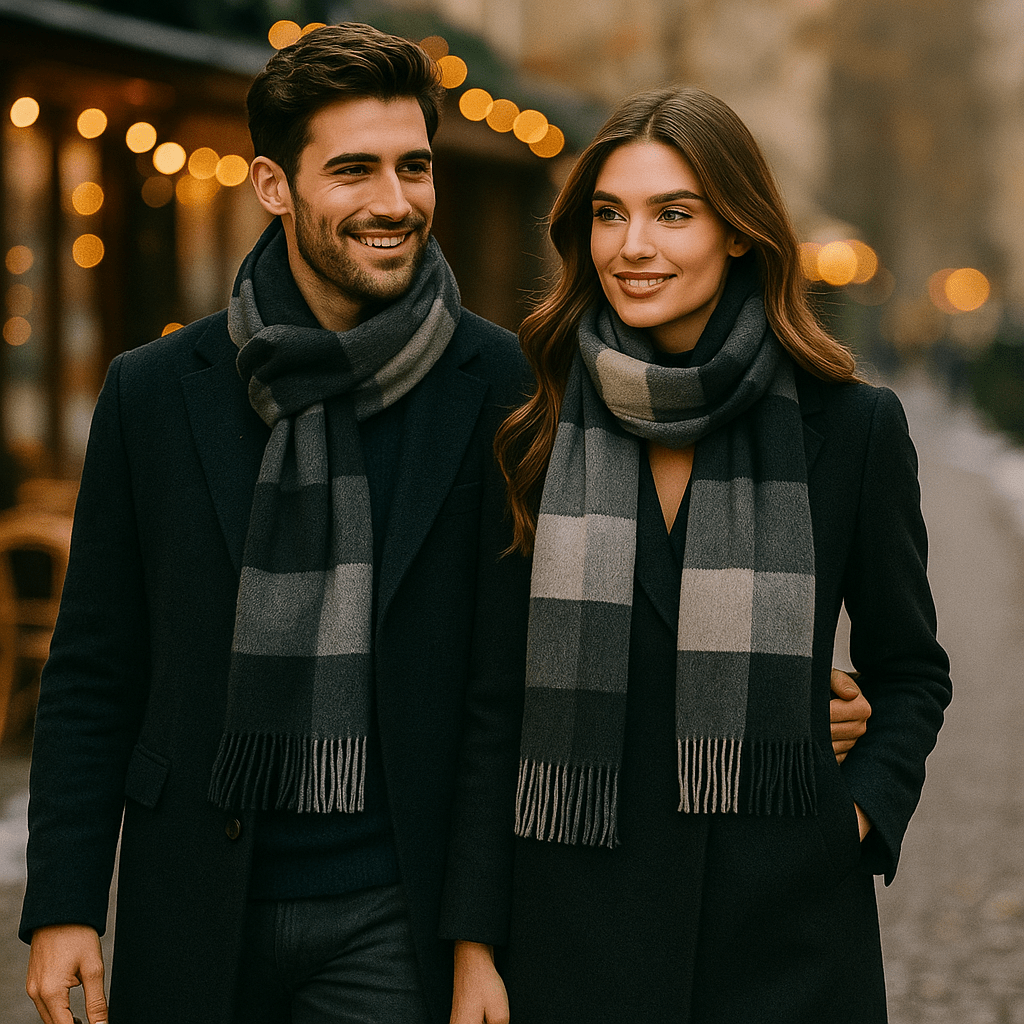 Sciarpa Lana di Lusso - Calda - Morbida - Elegante - Inverno