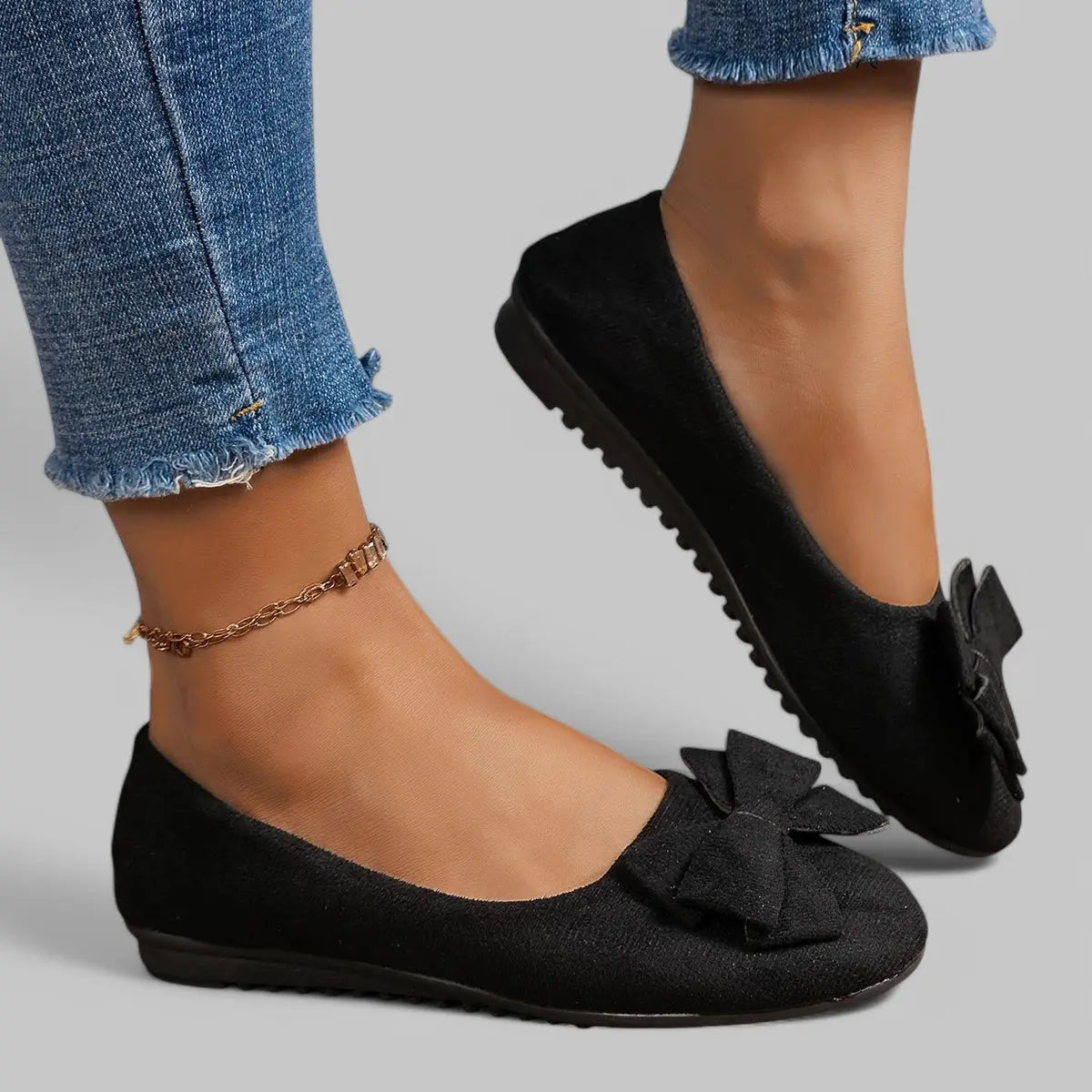 Mocassini donna confortevoli Klyber con fiocco - Eleganti - Stilosi