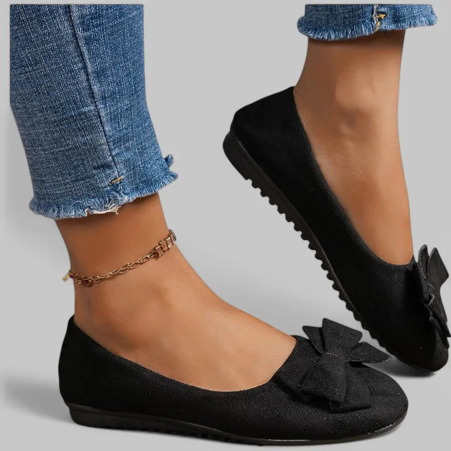 Mocassini donna confortevoli Klyber con fiocco - Eleganti - Stilosi