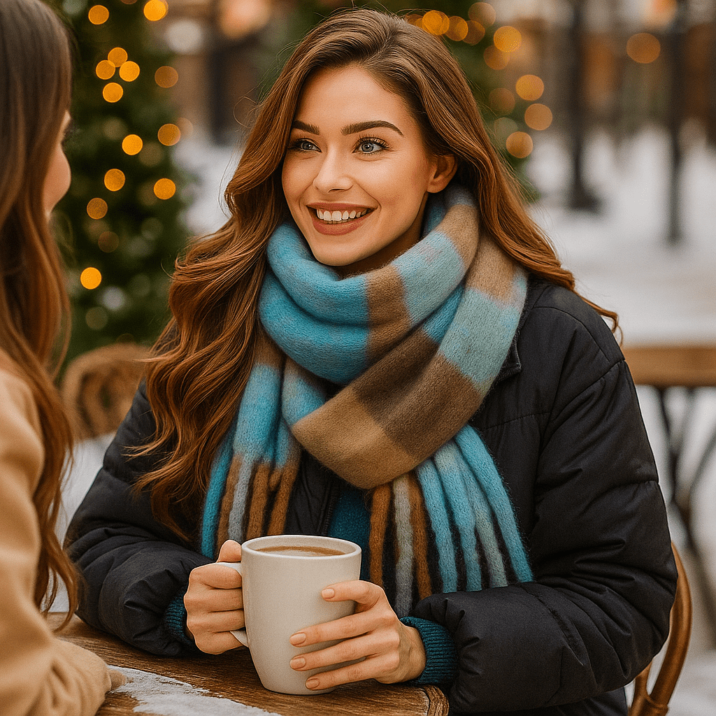 Scarvello - Scarf Lana Spessa - Colorata - Oversize - Calda