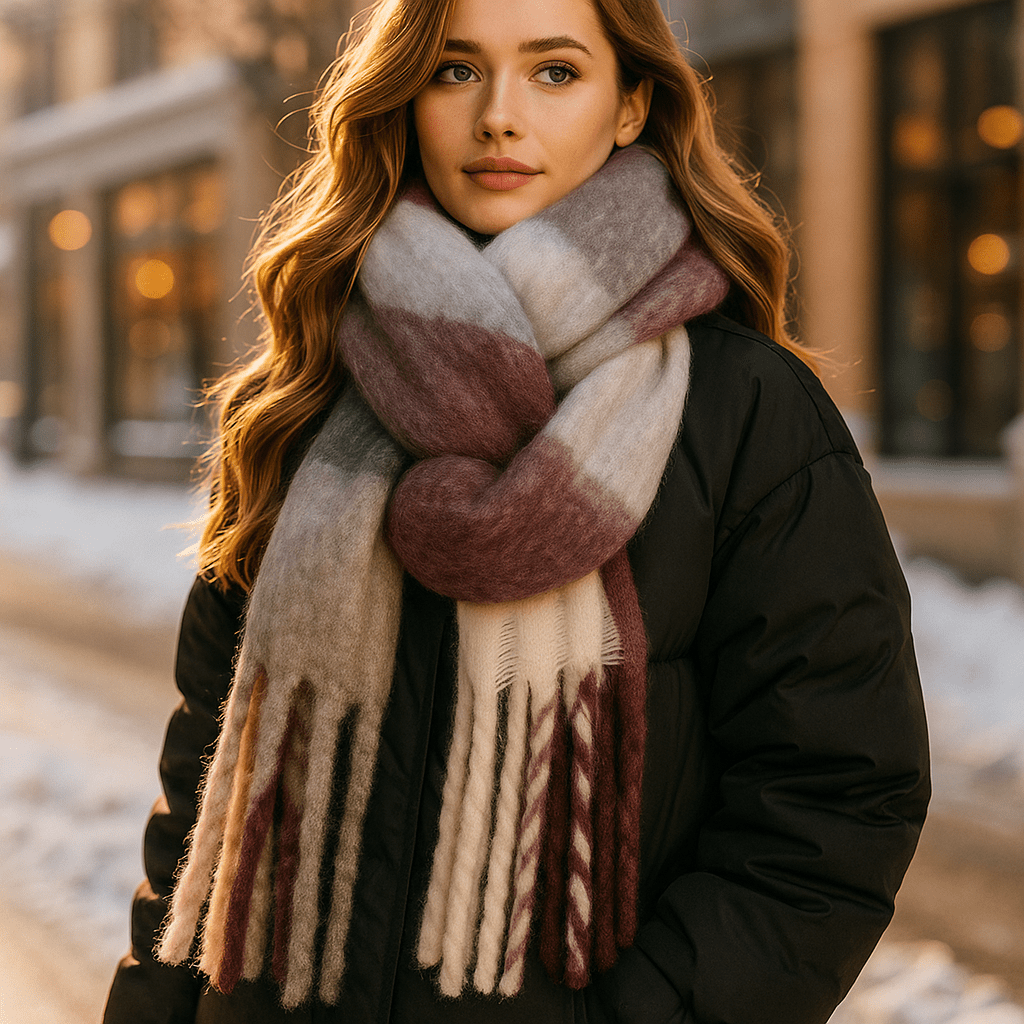 Scarvello - Scarf Lana Spessa - Colorata - Oversize - Calda