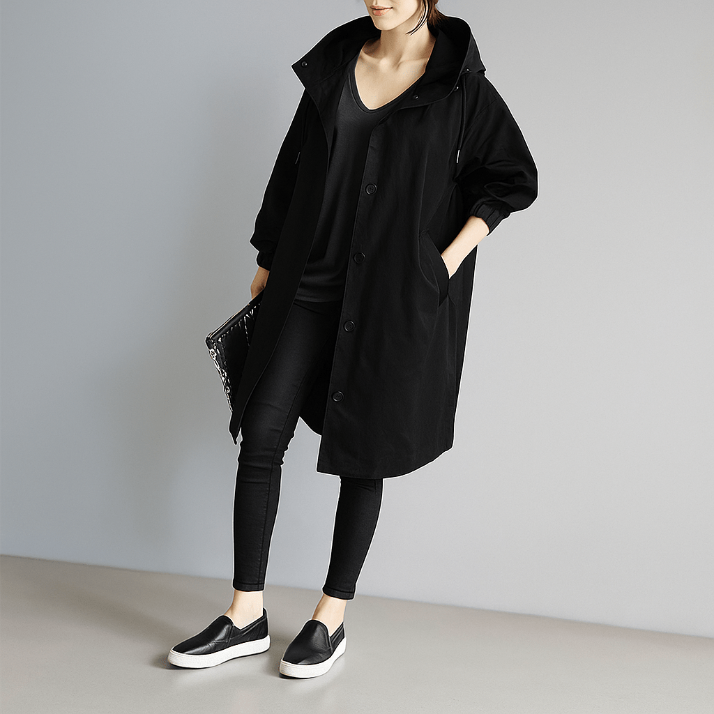 Sevena - Trench Impermeabile Donna - Elegante - Funzionale - Classico - Leggero