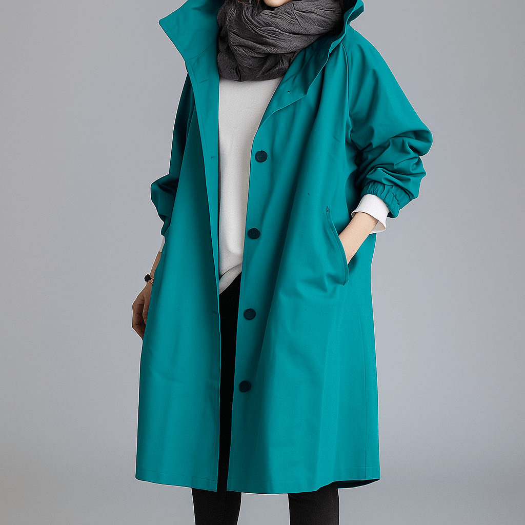 Sevena - Trench Impermeabile Donna - Elegante - Funzionale - Classico - Leggero