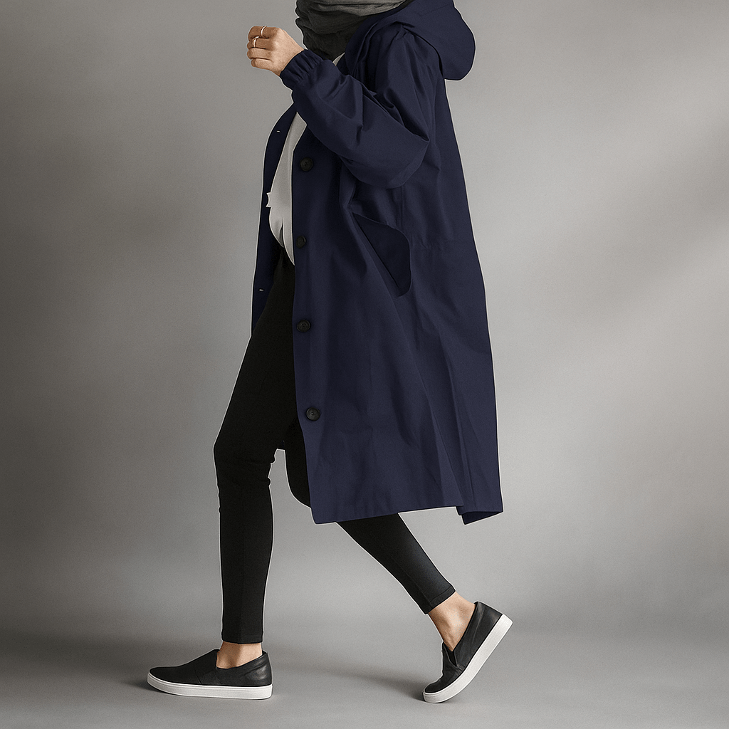 Sevena - Trench Impermeabile Donna - Elegante - Funzionale - Classico - Leggero