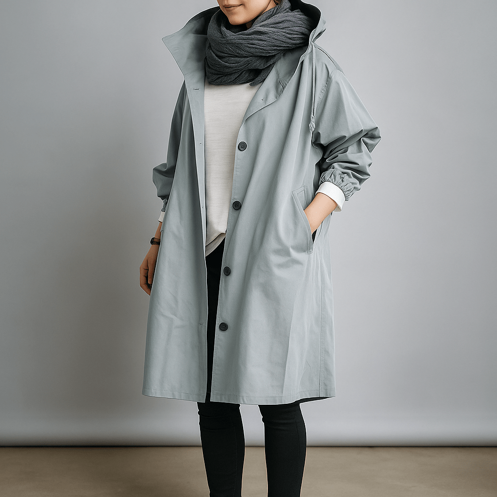 Sevena - Trench Impermeabile Donna - Elegante - Funzionale - Classico - Leggero