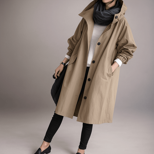 Sevena - Trench Impermeabile Donna - Elegante - Funzionale - Classico - Leggero