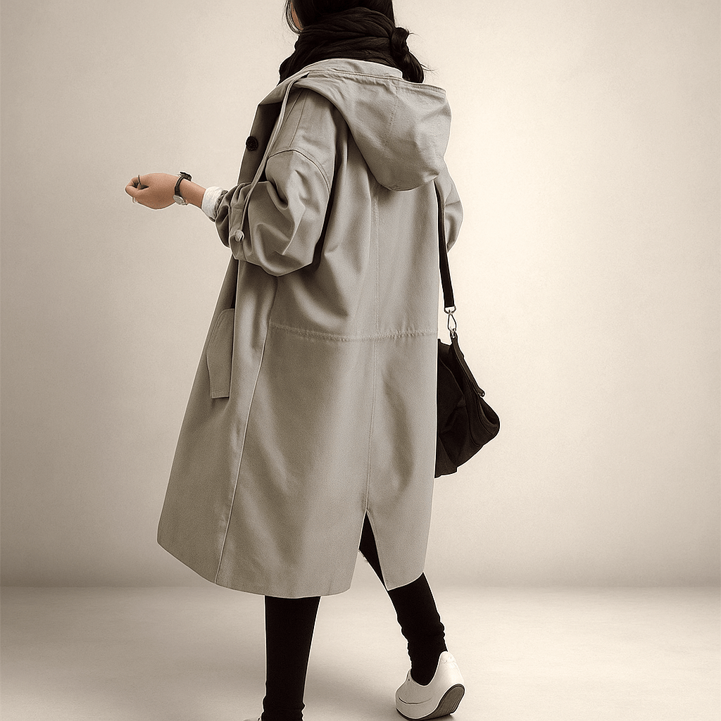 Sevena - Trench Impermeabile Donna - Elegante - Funzionale - Classico - Leggero