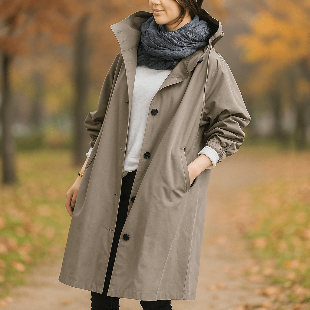 Siena Trencho Elegante - Stile Senza Tempo - Vestibilità Perfetta