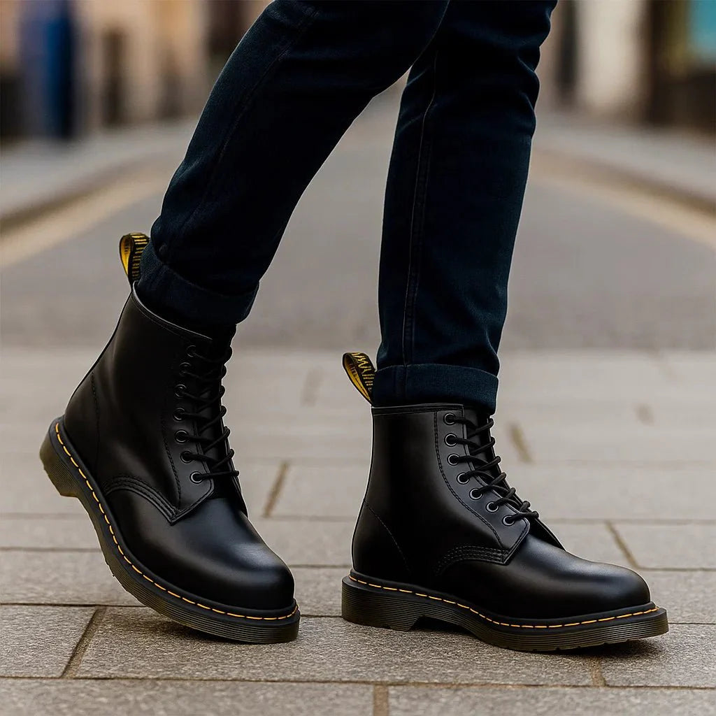 Stivali Botki - Calzature Eleganti in Pelle - Uomo