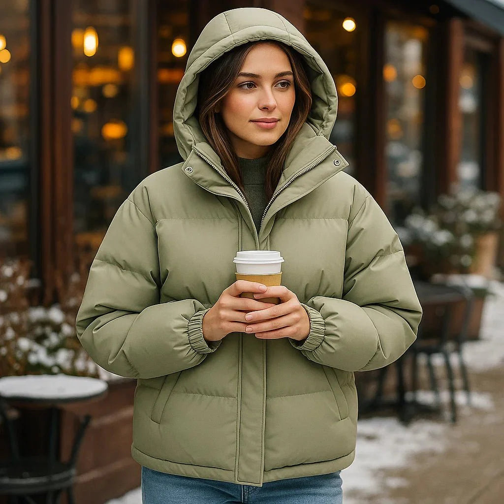 Stilla Giacca Calda con Cappuccio - Design Classico - Comfort Stile