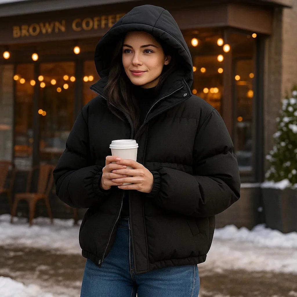 Stilla Giacca Calda con Cappuccio - Design Classico - Comfort Stile