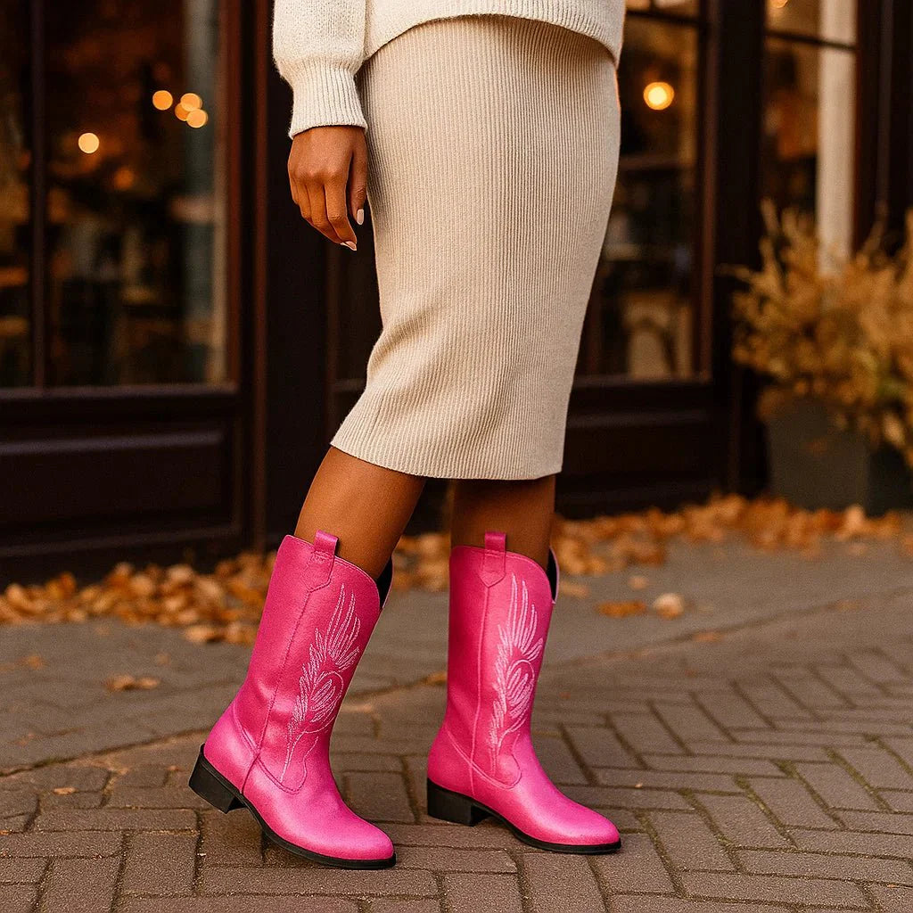 Stivaletti Cowboy Stilla - Pelle - Pelliccia Morbida - Comfort