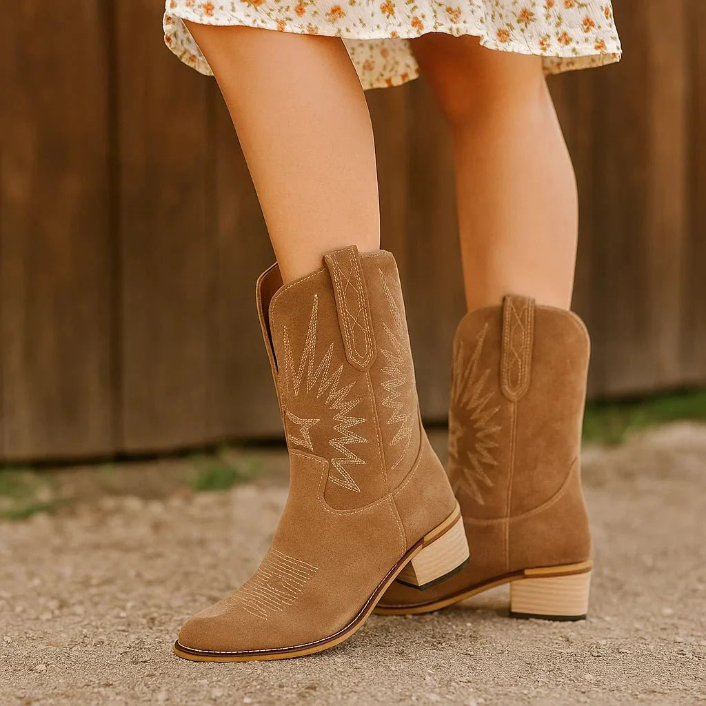 Stilla - Stivaletti western - Pelle