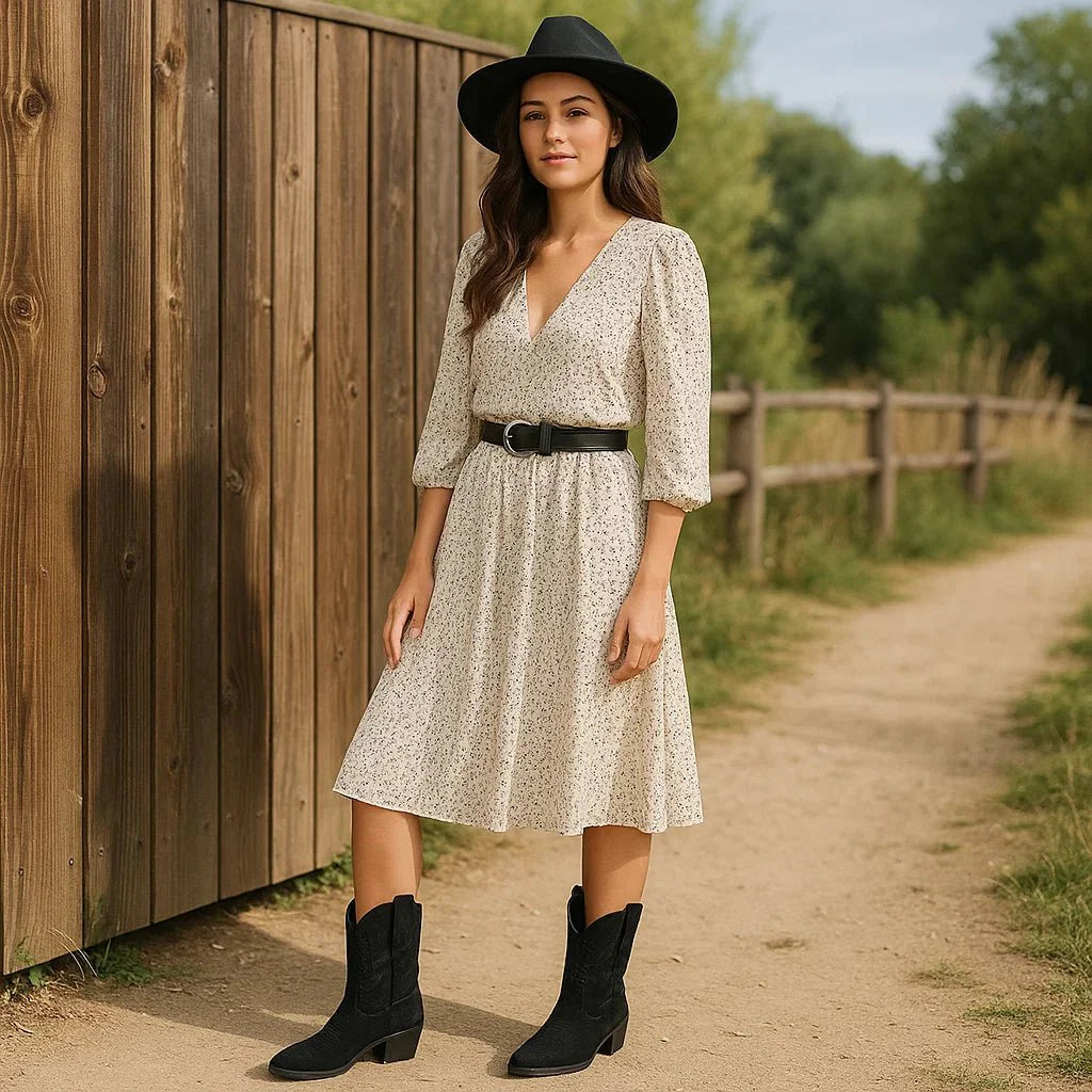 Stilla - Stivaletti western - Pelle