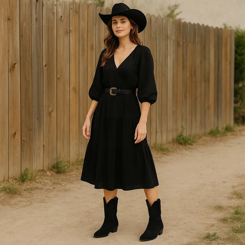 Stilla - Stivaletti western - Pelle