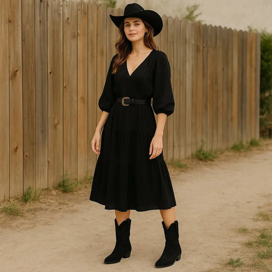 Stilla - Stivaletti western - Pelle