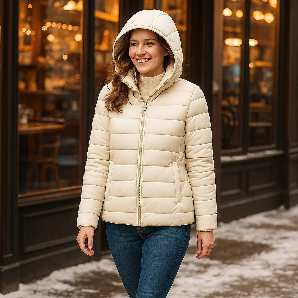 Giacca Piumino Ultralight con Cappuccio - Leggera - Ripiegabile - Imbottita