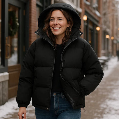 Giacca con cappuccio Stilla Warm - design classico - calda