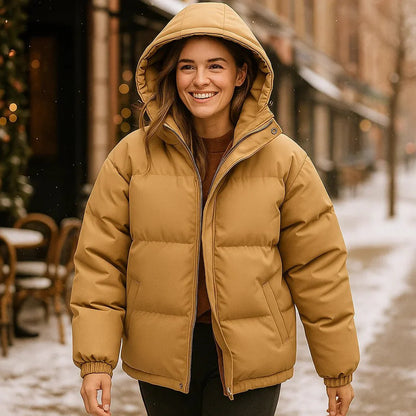 Giacca con cappuccio Stilla Warm - design classico - calda