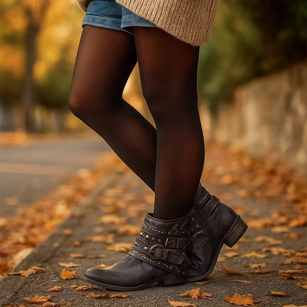 Stilla - Botki Vintage Joelle - Bottines Rétro Femme