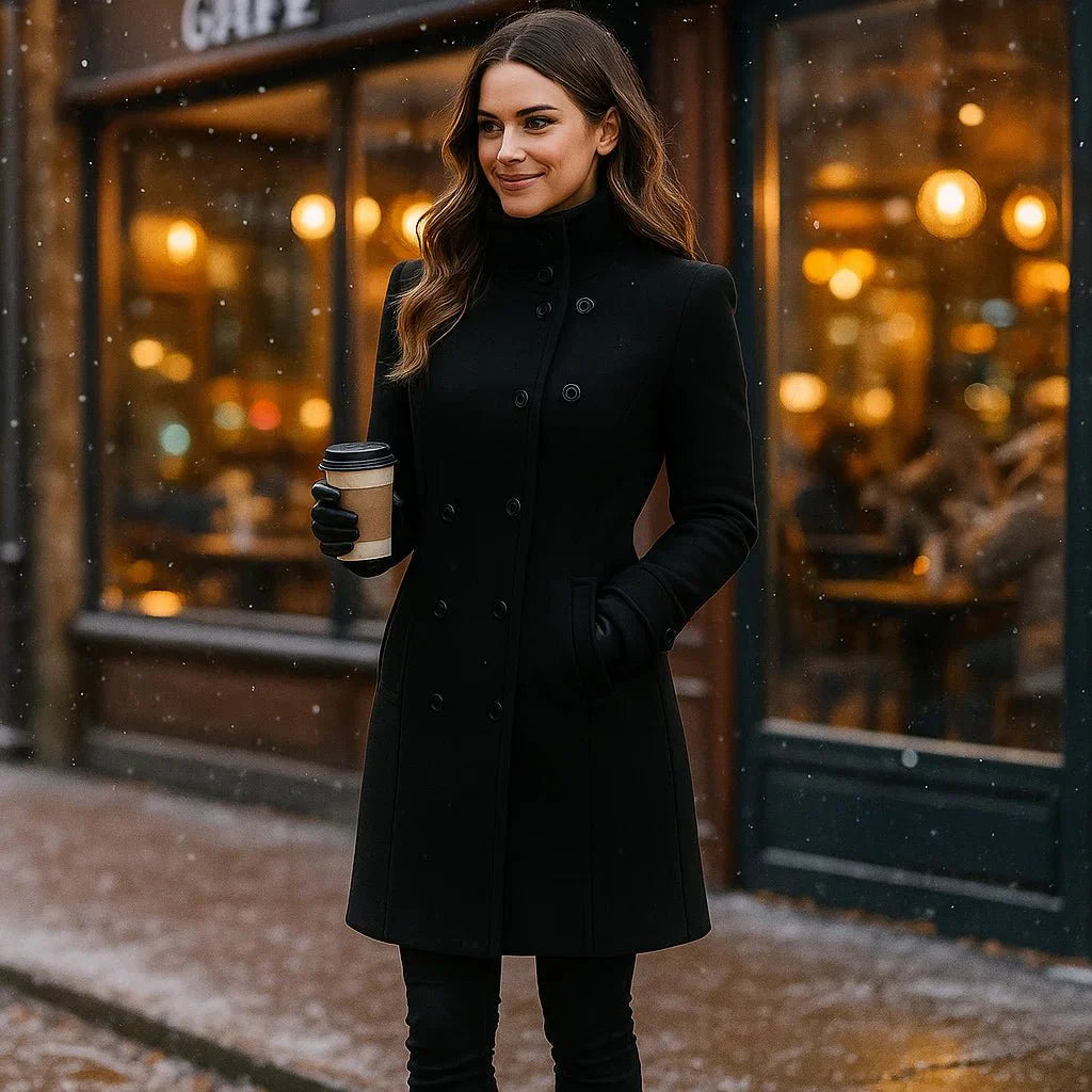 Trench elegante e caldo per donne - Comfort - Eleganza