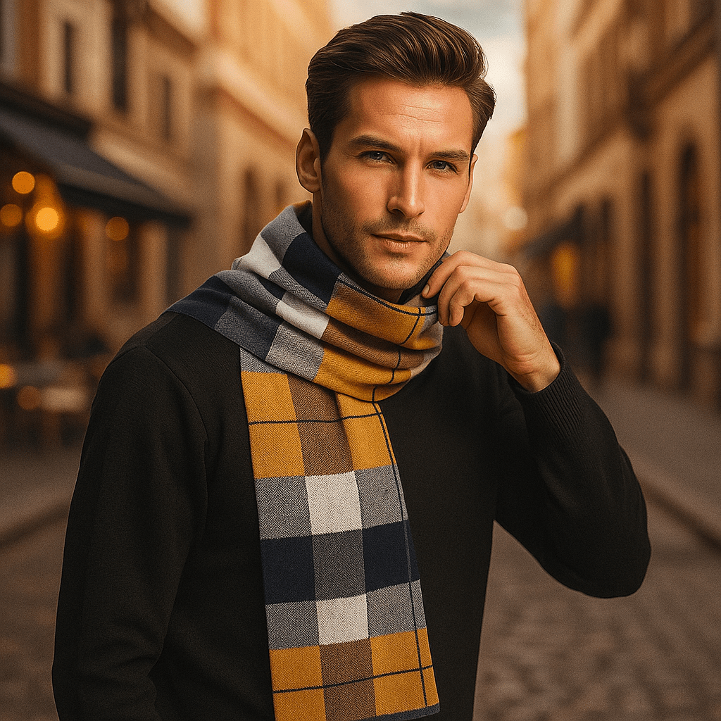 Sciarpa Cashmere Invernale - Uomini - Morbida - Calda - Elegante - Lunga